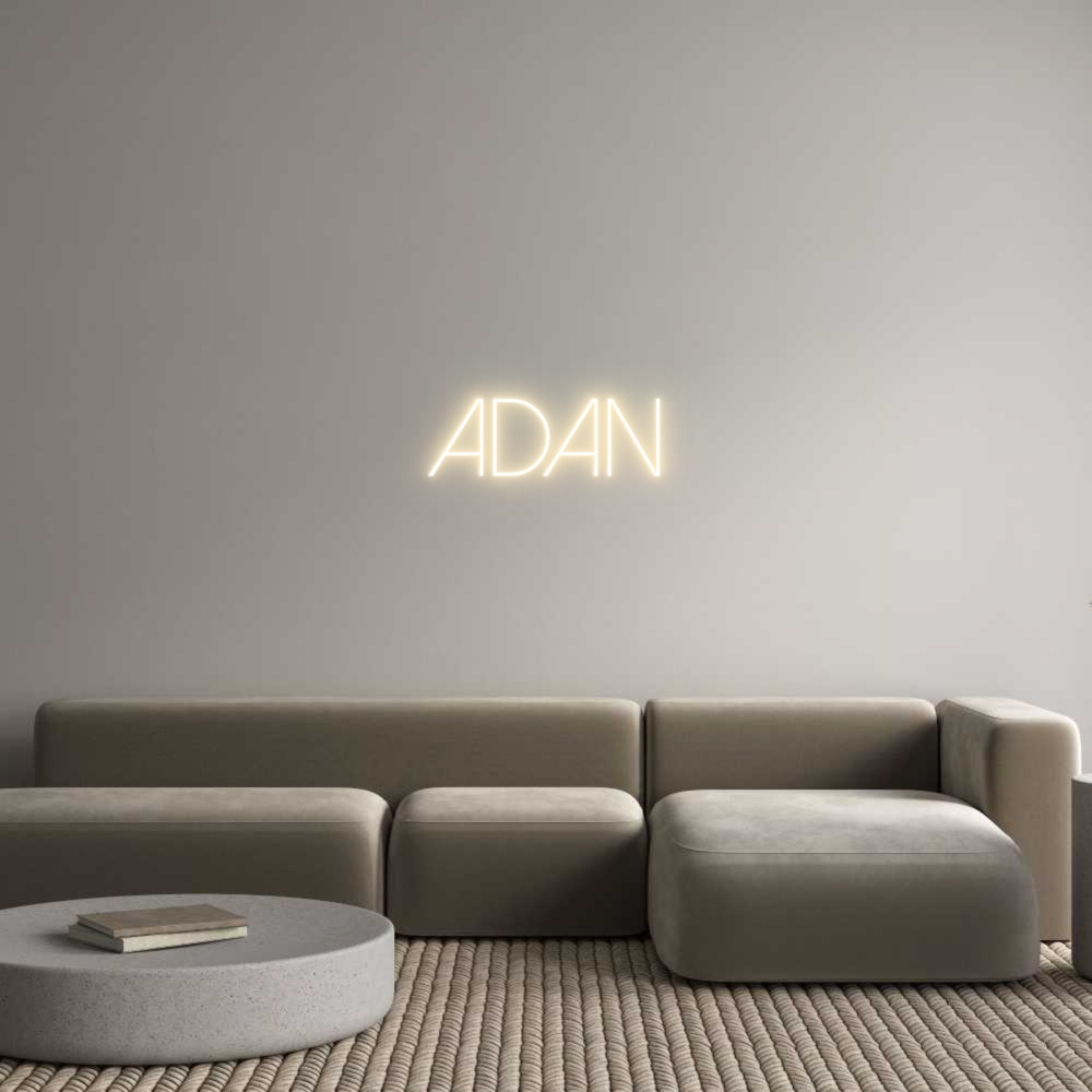 Custom Neon Sign Online Editor ADAN