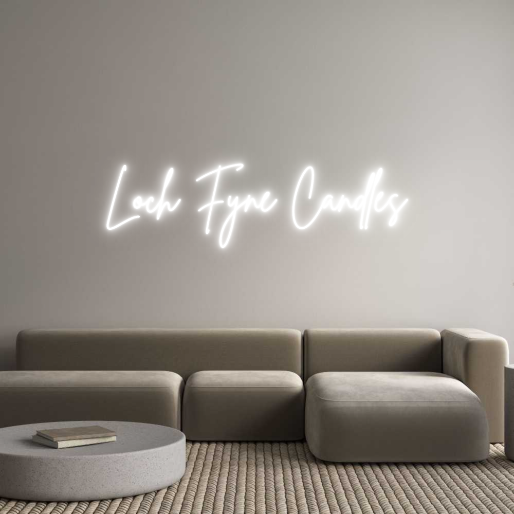 Custom Neon Sign Online Editor Loch Fyne Can...