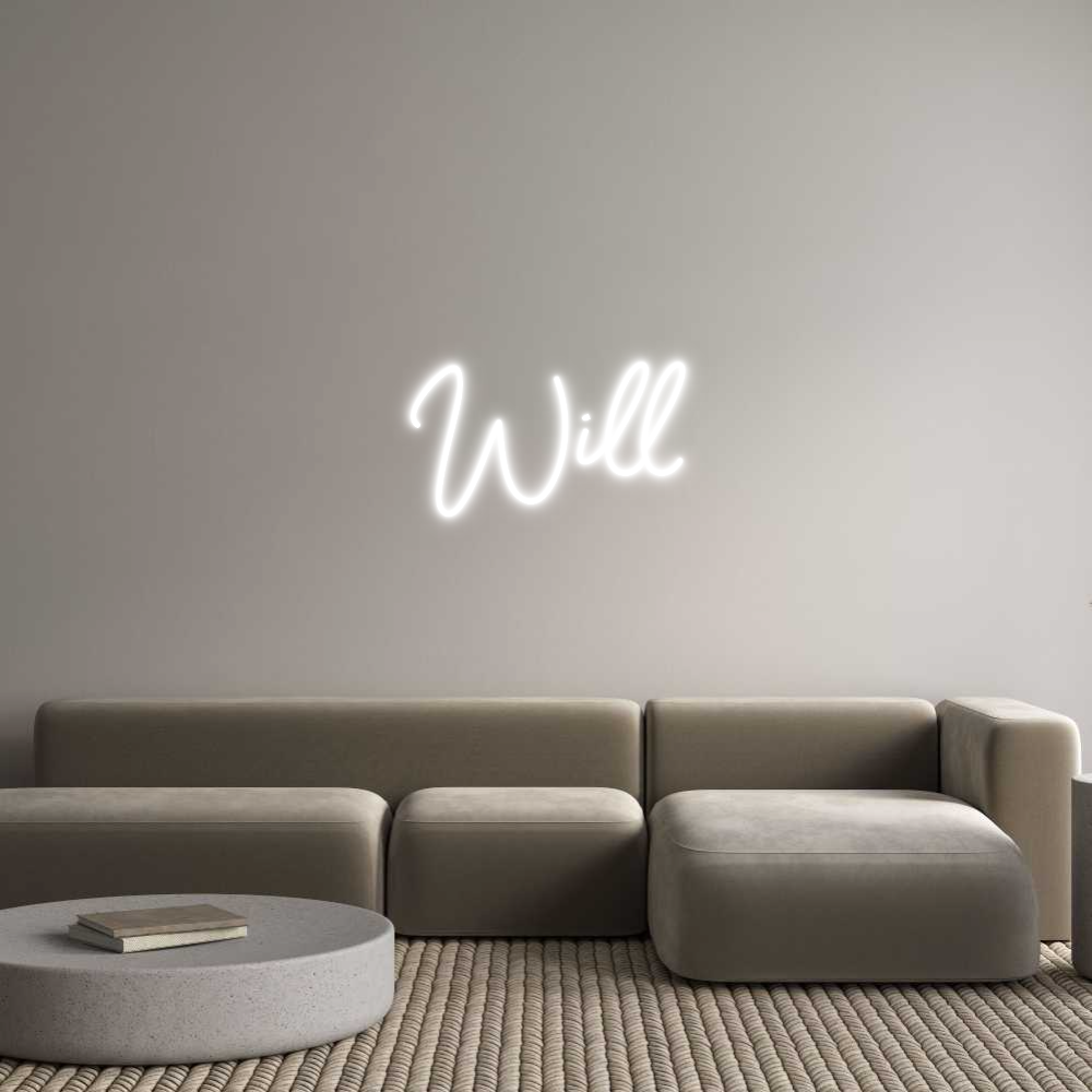 Custom Neon Sign Online Editor Will