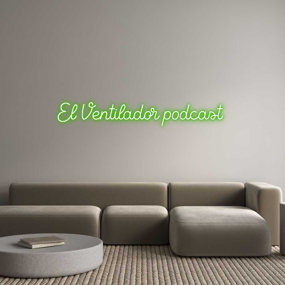 Custom Neon Sign Online Editor El Ventilador...