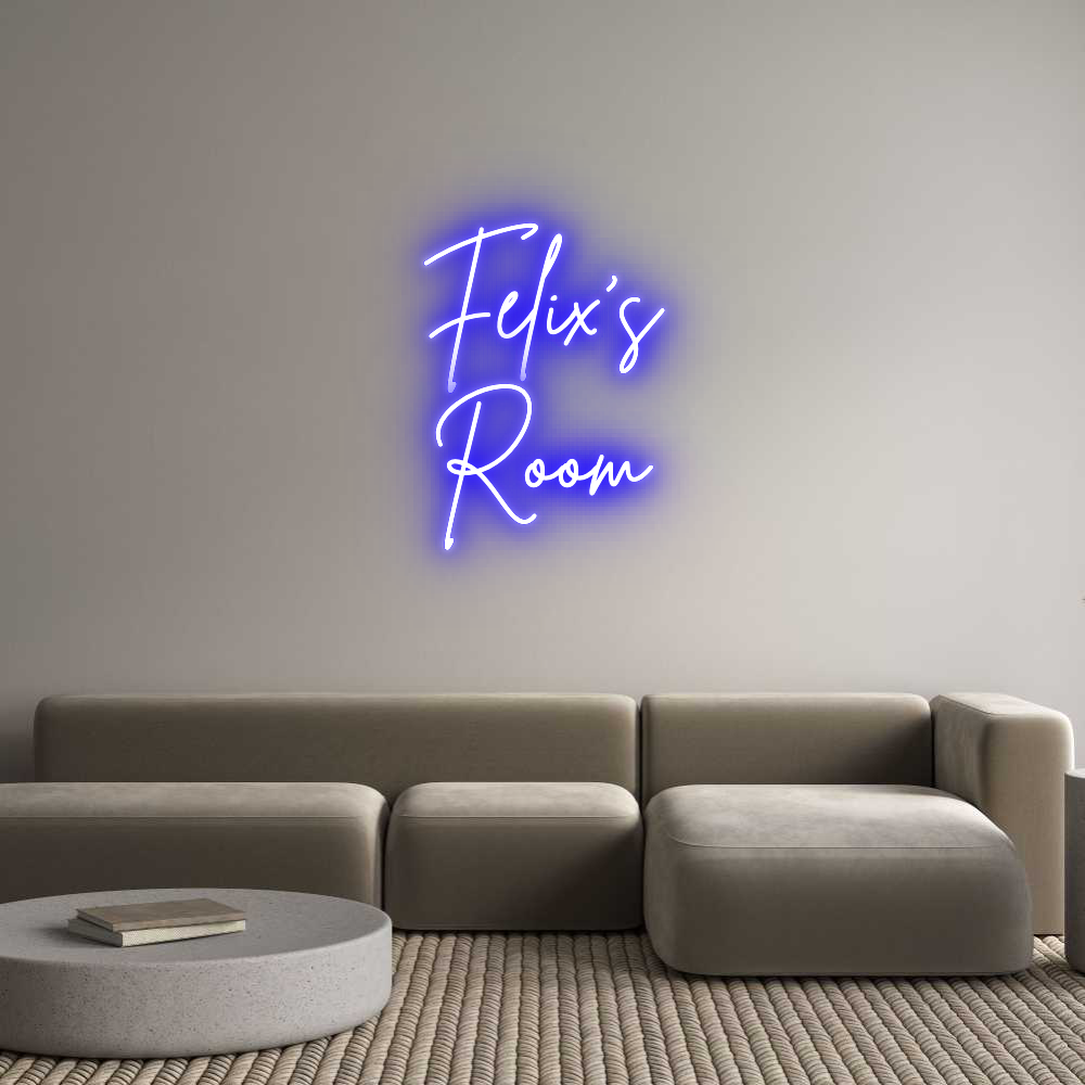 Custom Neon Sign Online Editor Felix's
Room