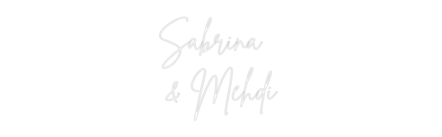 Custom Neon Sign Online Editor Sabrina  
& ...