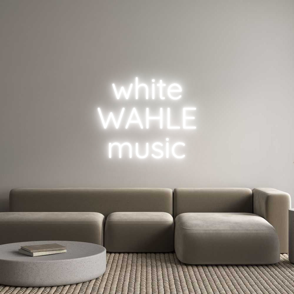 Custom Neon Sign Online Editor white
WAHLE
...