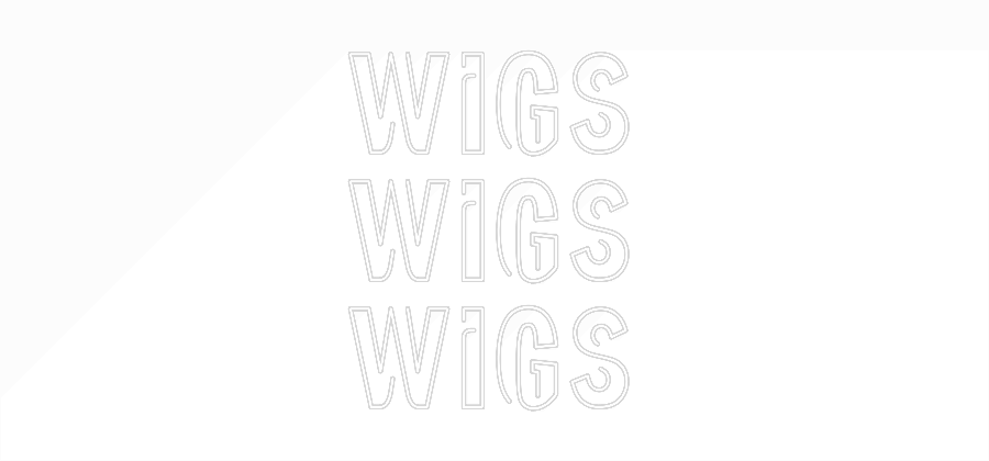 Custom Neon Sign Online Editor WIGS
WIGS
W...