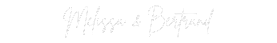 Custom Neon Sign Online Editor Mélissa & Ber...