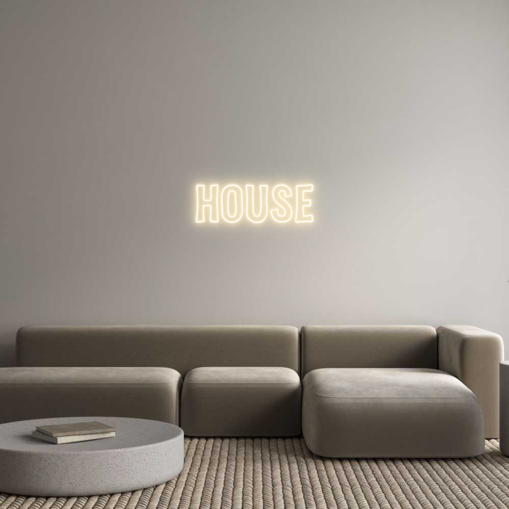 Custom Neon Sign Online Editor HOUSE