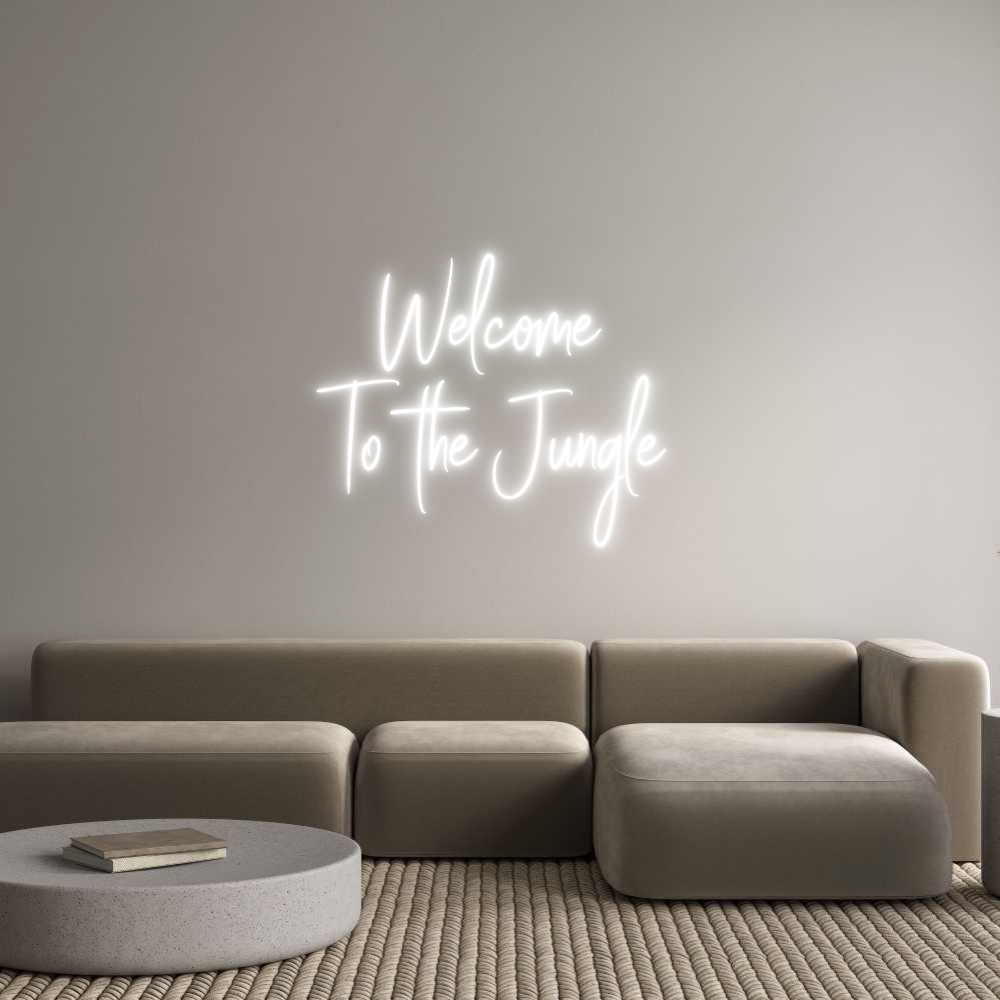 Custom Neon Sign Online Editor Welcome 
To ...