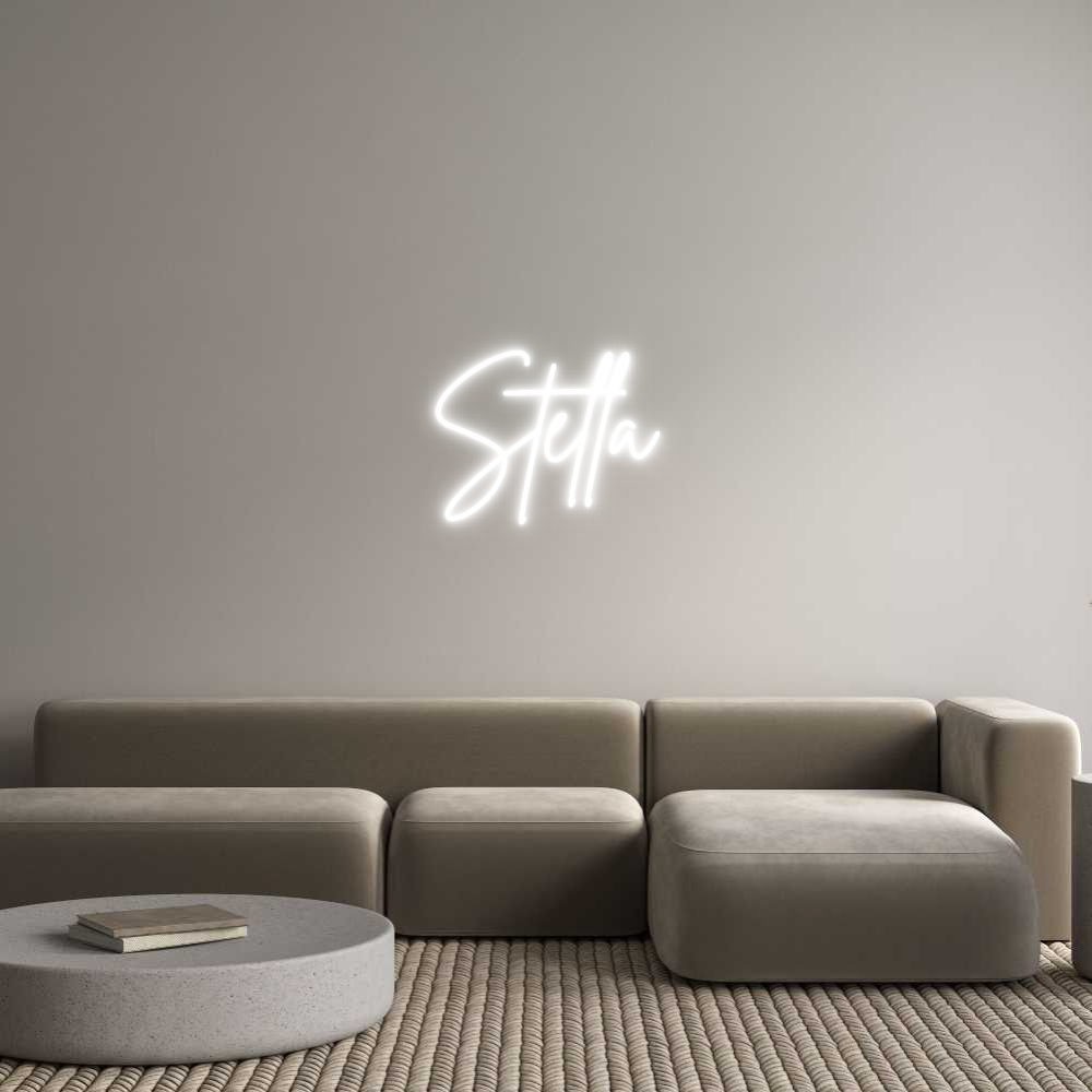 Custom Neon Sign Online Editor Stella