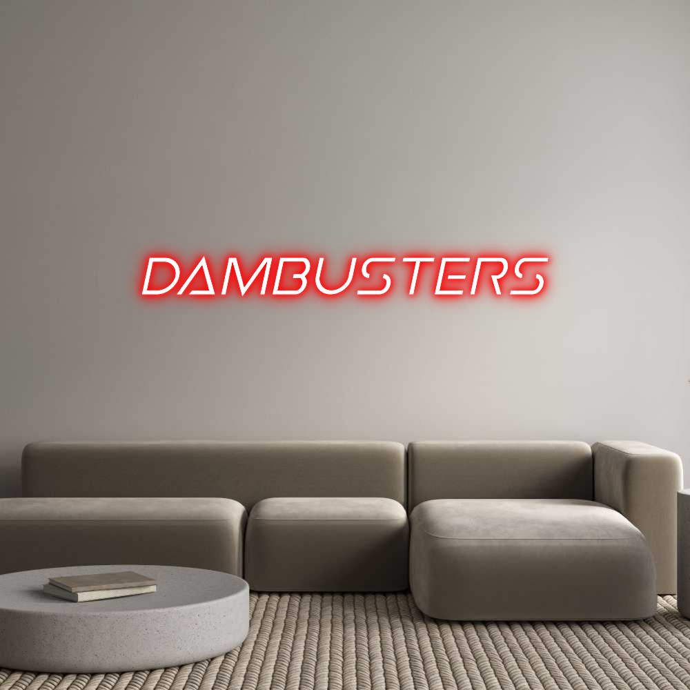 Custom Neon Sign Online Editor Dambusters