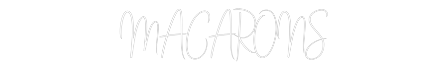Custom Neon Sign Online Editor MACARONS