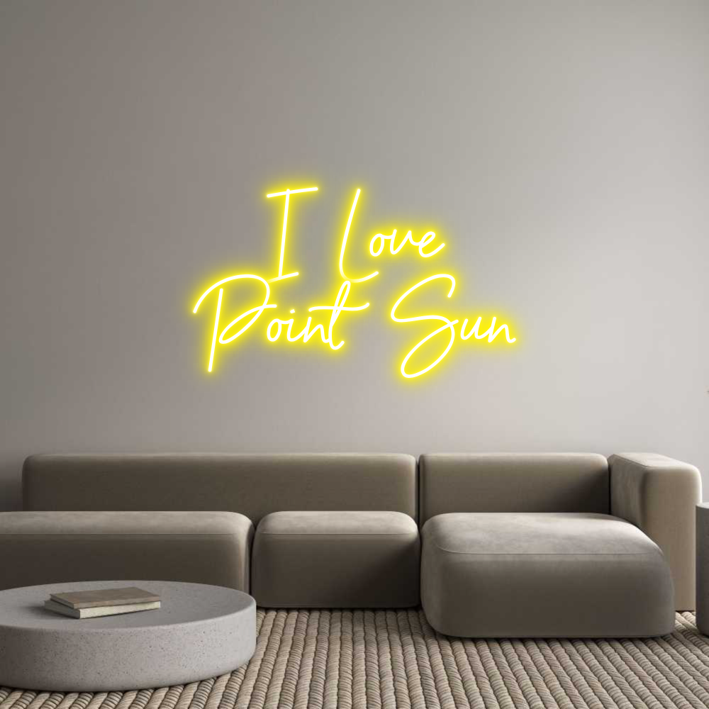 Custom Neon Sign Online Editor I Love
Point...