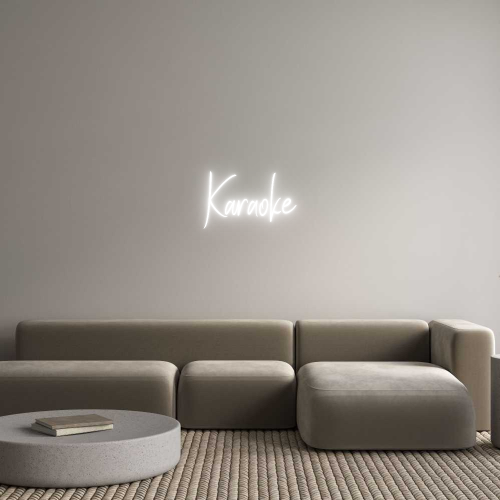 Custom Neon Sign Online Editor Karaoke