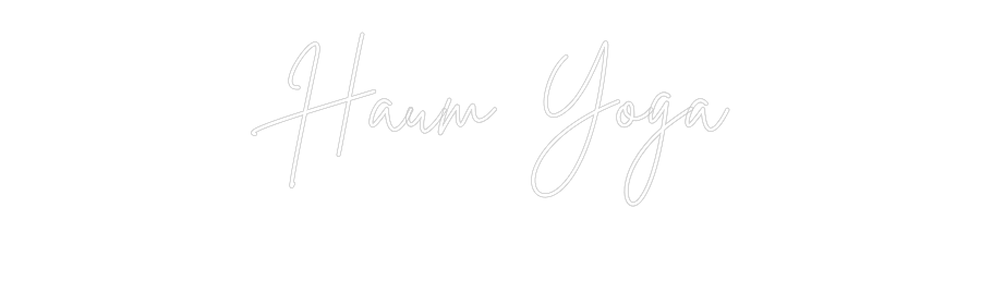 Custom Neon Sign Online Editor Haum Yoga