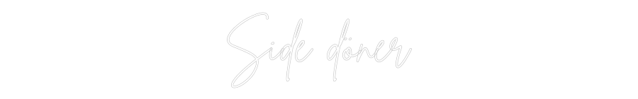 Custom Neon Sign Online Editor Side döner