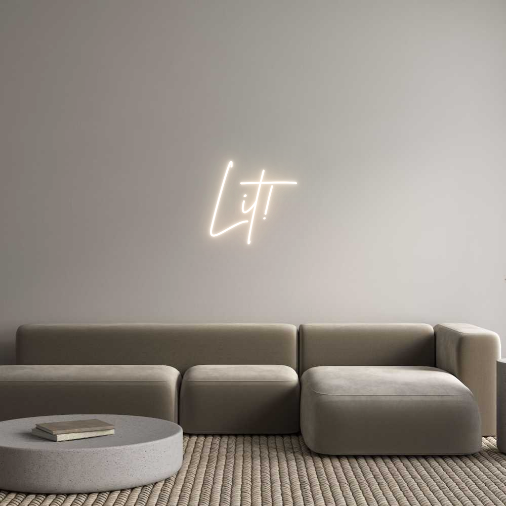 Custom Back Lit Neon Sign Online Editor Lit!