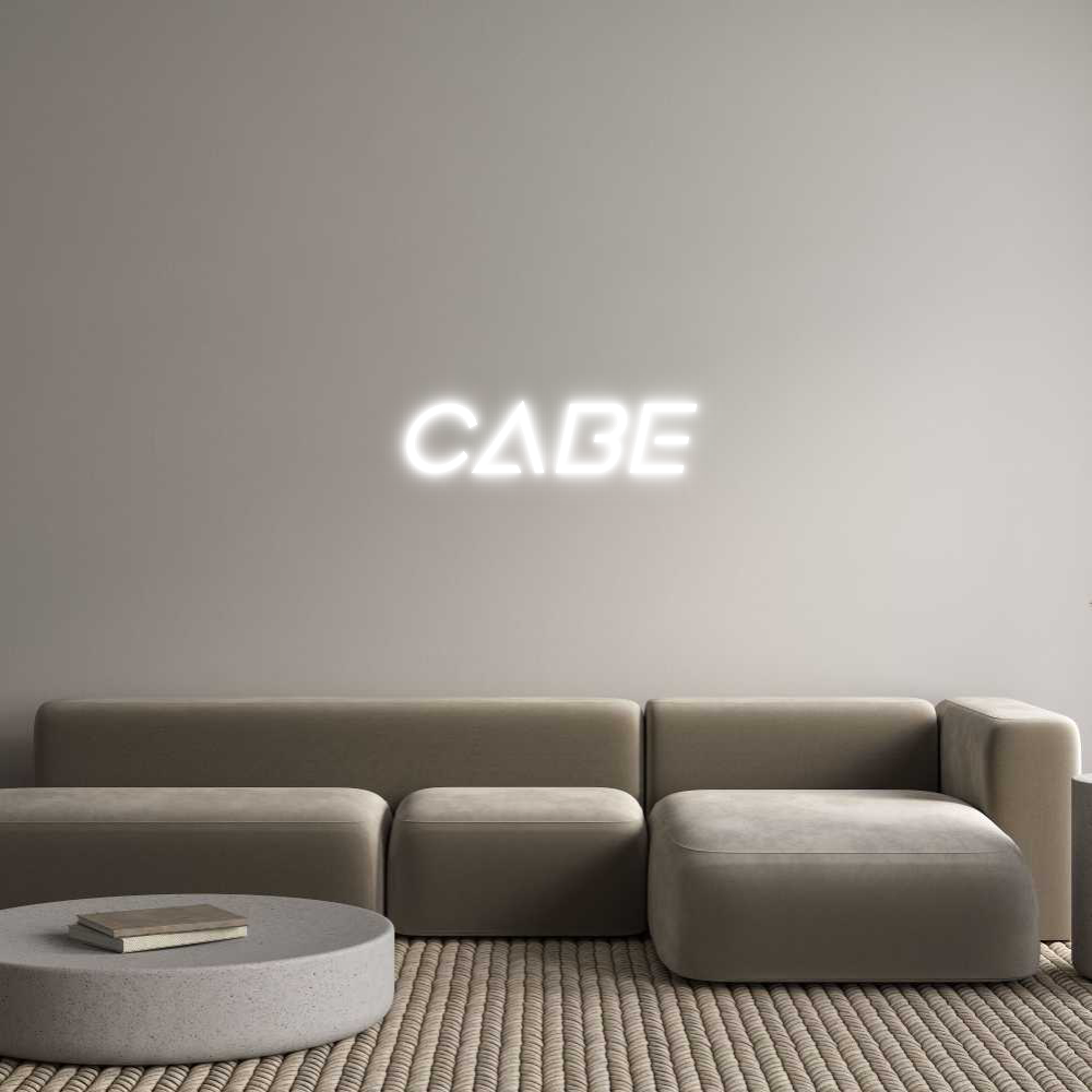 Custom Neon Sign Online Editor CABE