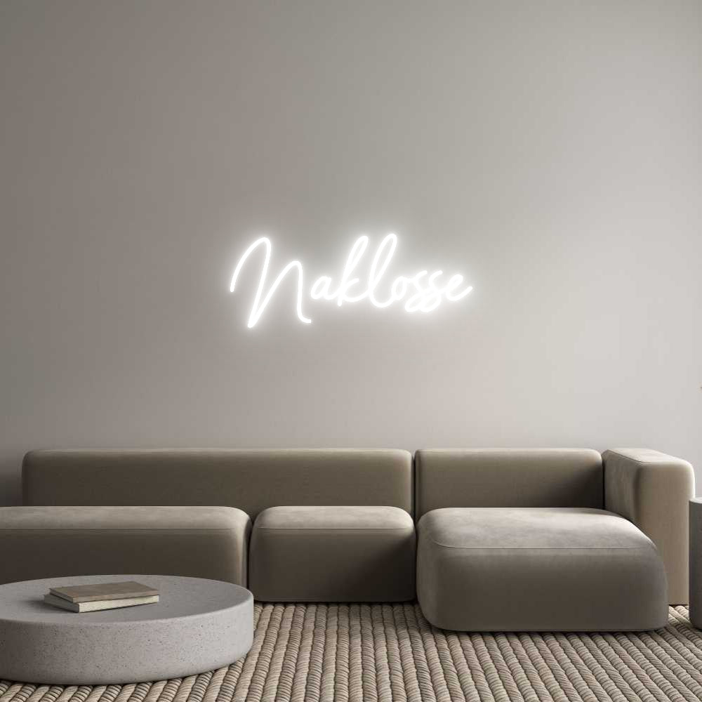 Custom Neon Sign Online Editor Naklosse