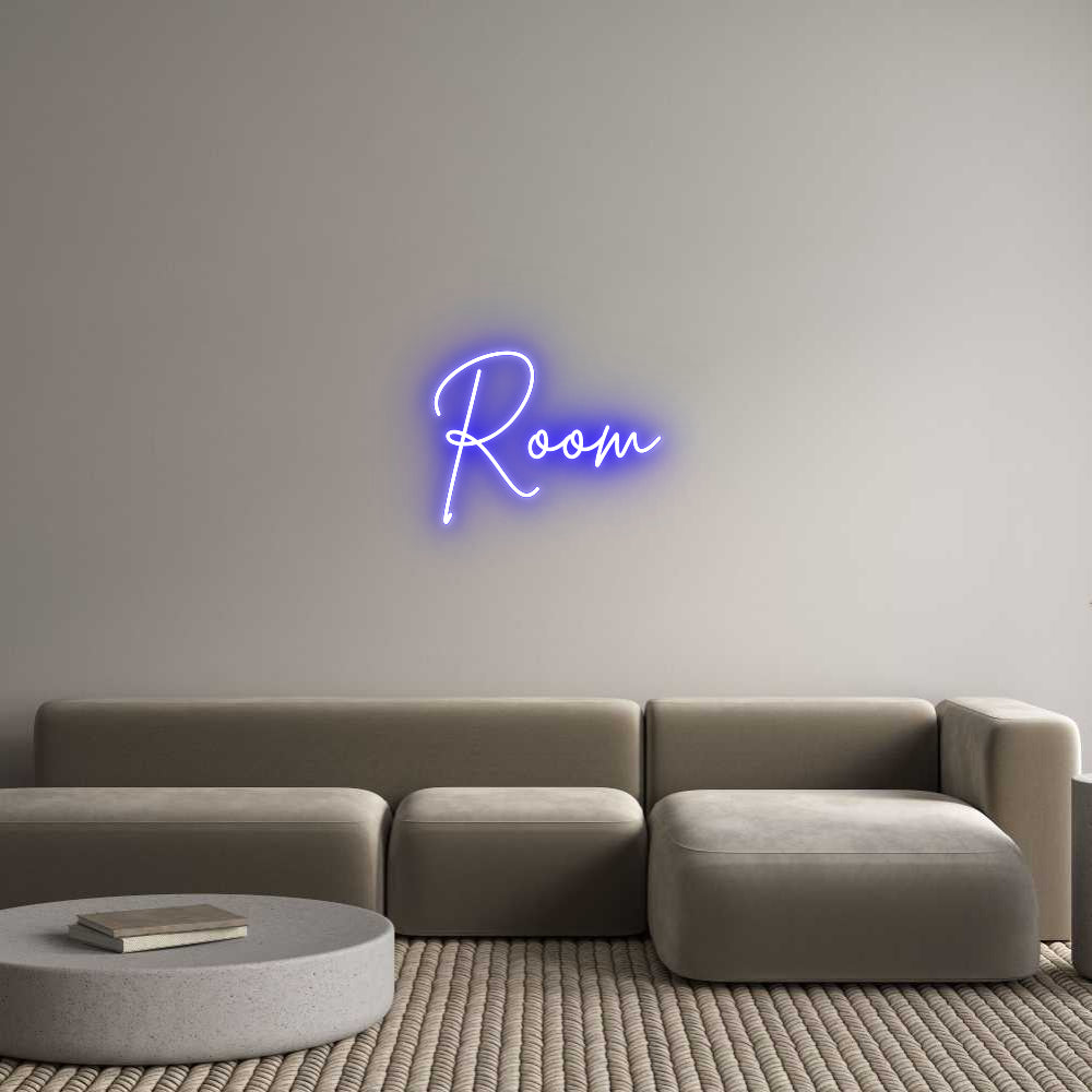 Custom Neon Sign Online Editor Room