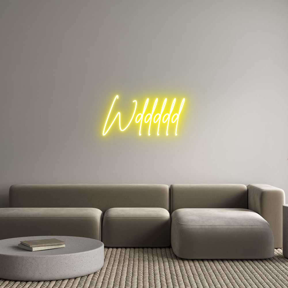 Custom Neon Sign Online Editor Wddddd