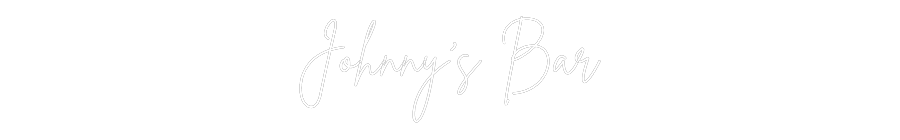 Custom Neon Sign Online Editor Johnny's Bar
