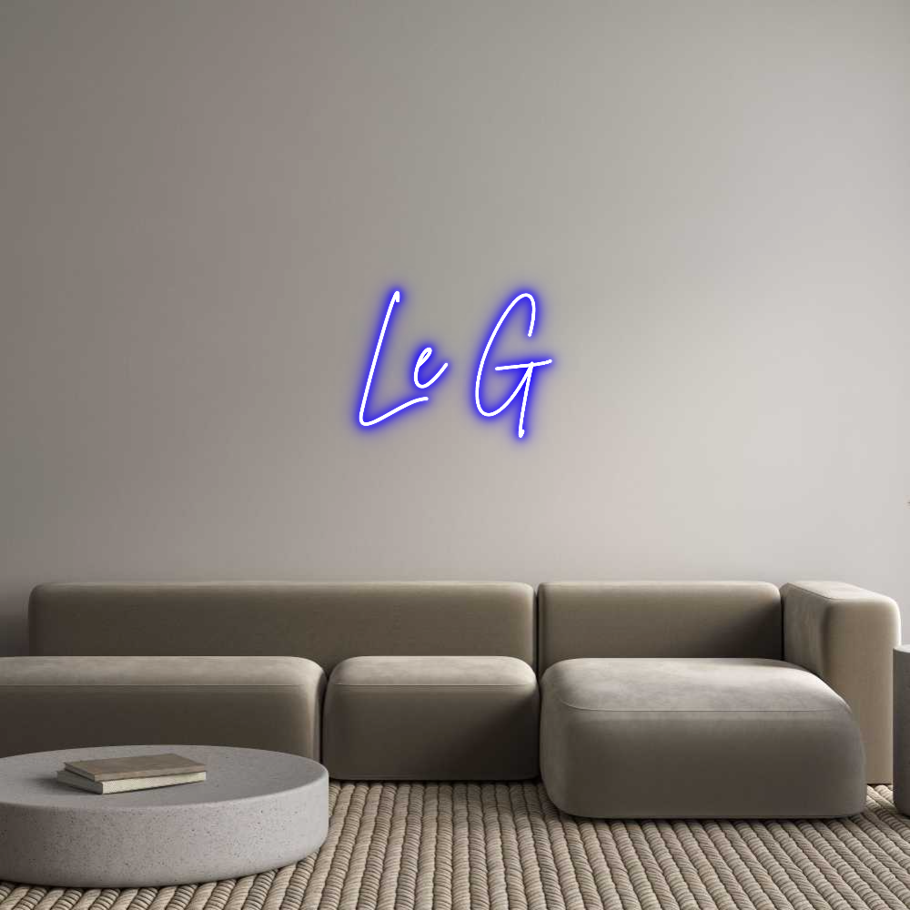 Custom Neon Sign Online Editor Le G
