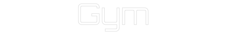 Custom Neon Sign Online Editor Gym