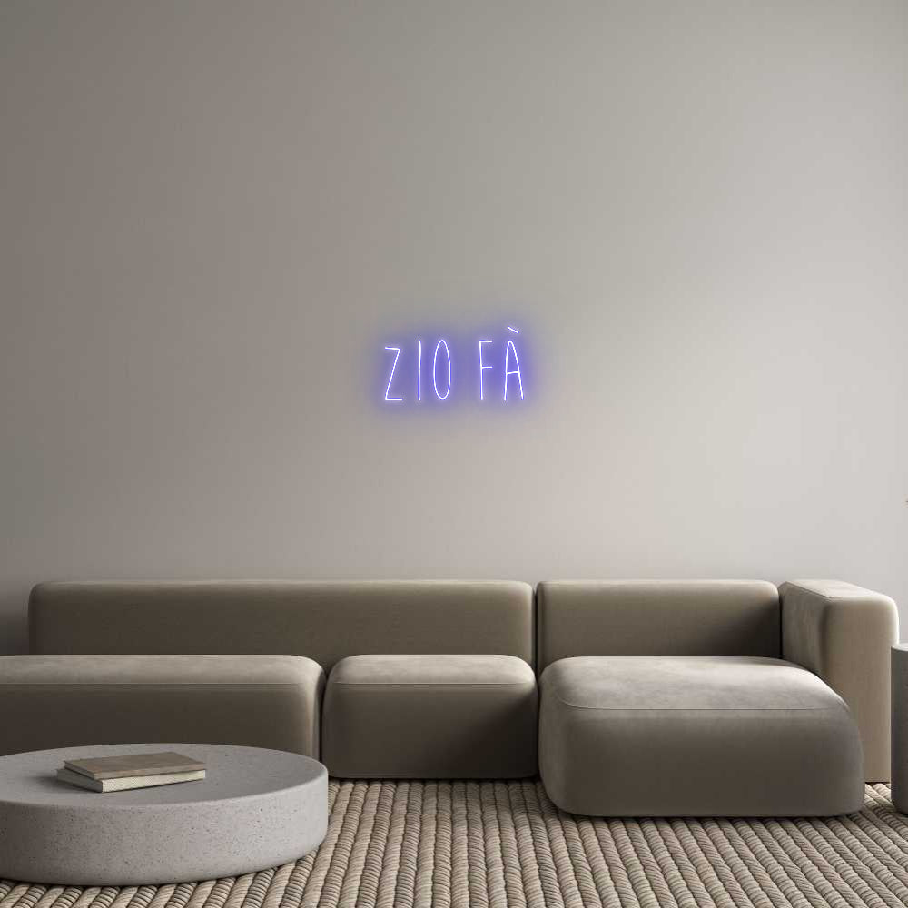 Custom Neon Sign Online Editor Zio Fà