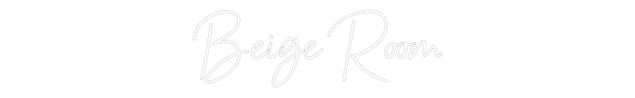 Custom Neon Sign Online Editor Beige Room