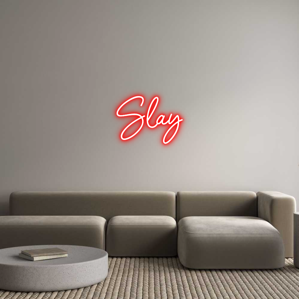 Custom Neon Sign Online Editor Slay