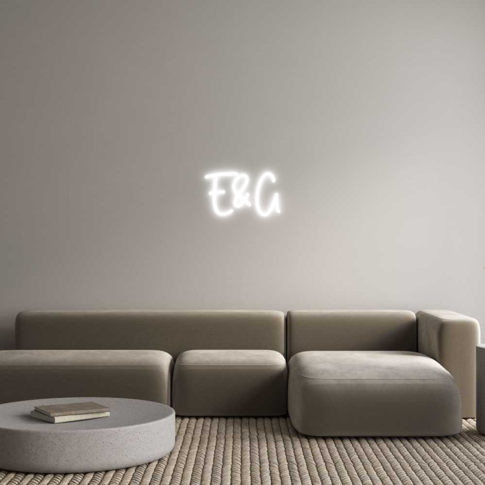 Custom Neon Sign Online Editor E&G