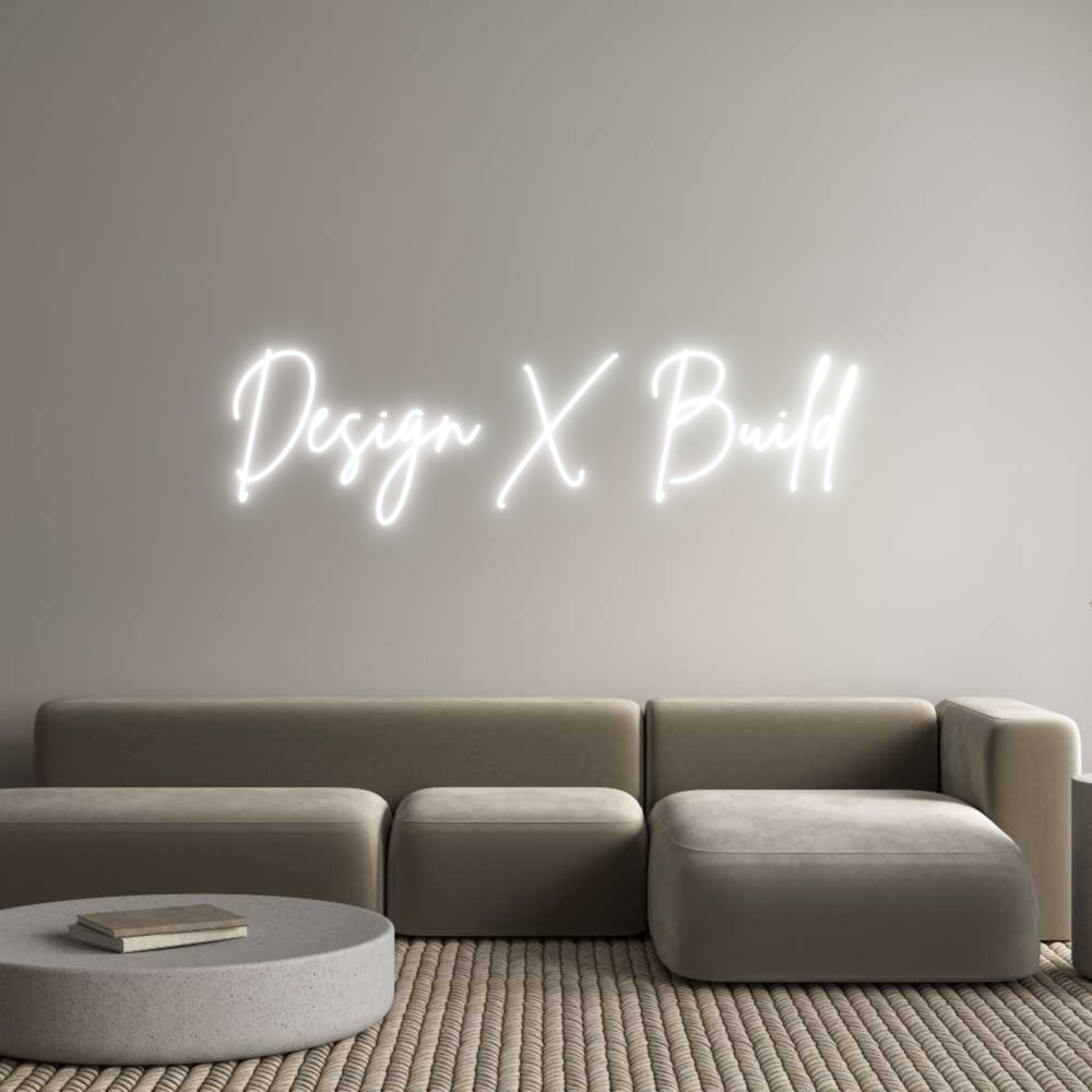 Custom Neon Sign Online Editor Design X Build