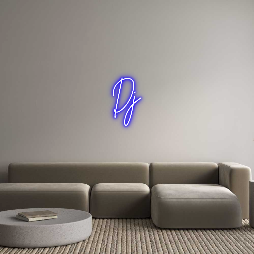 Custom Neon Sign Online Editor Dj