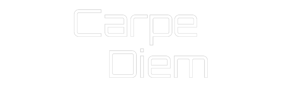 Custom Neon Sign Online Editor Carpe 
Diem