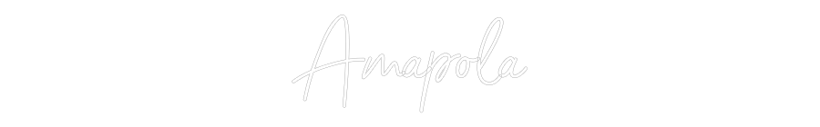 Custom Neon Sign Online Editor Amapola