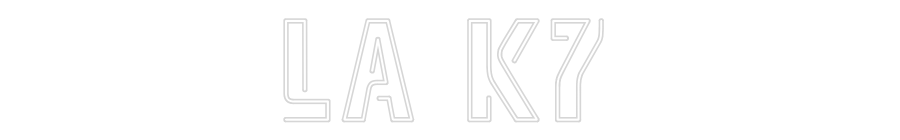Custom Neon Sign Online Editor LA K7