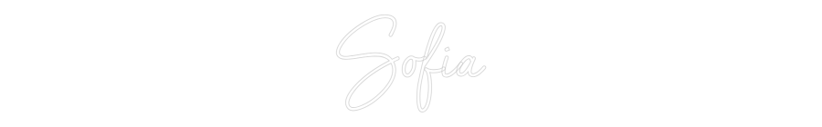 Custom Neon Sign Online Editor Sofia