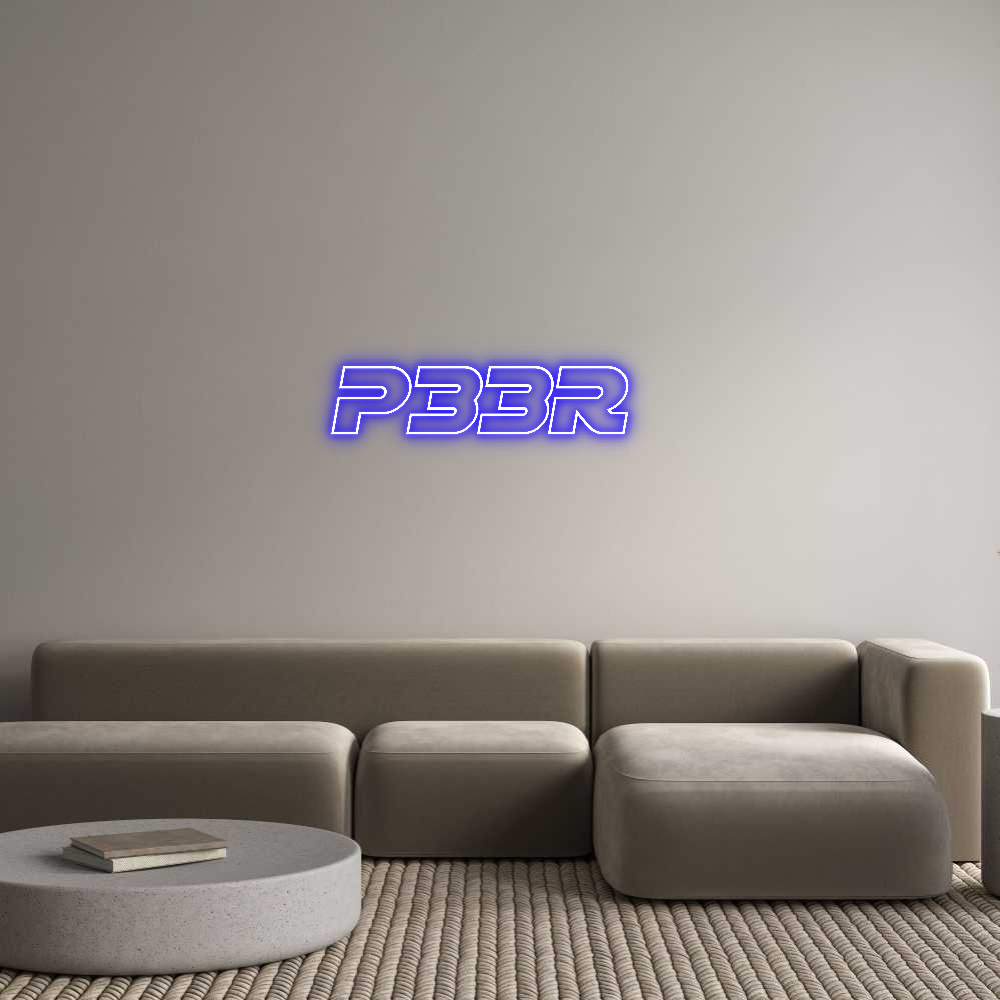 Custom Neon Sign Online Editor P33R