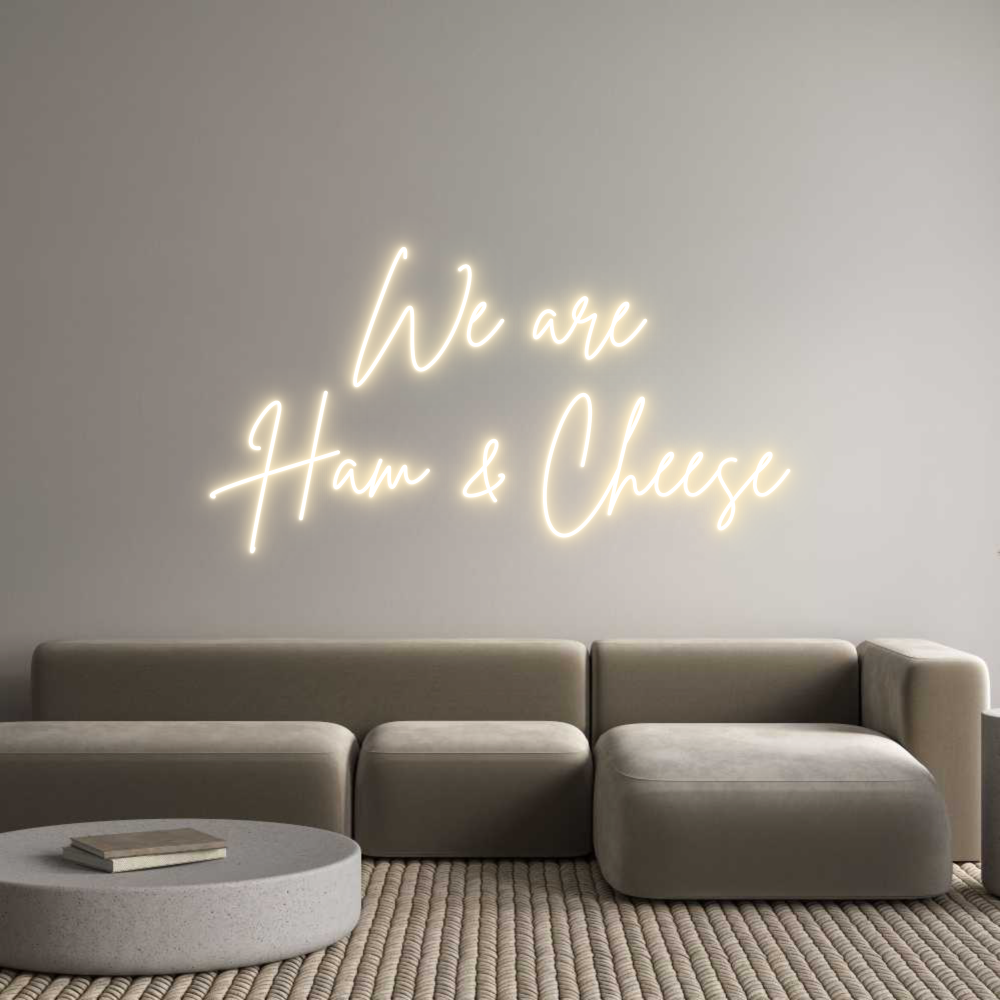 Custom Neon Sign Online Editor We are
Ham &...