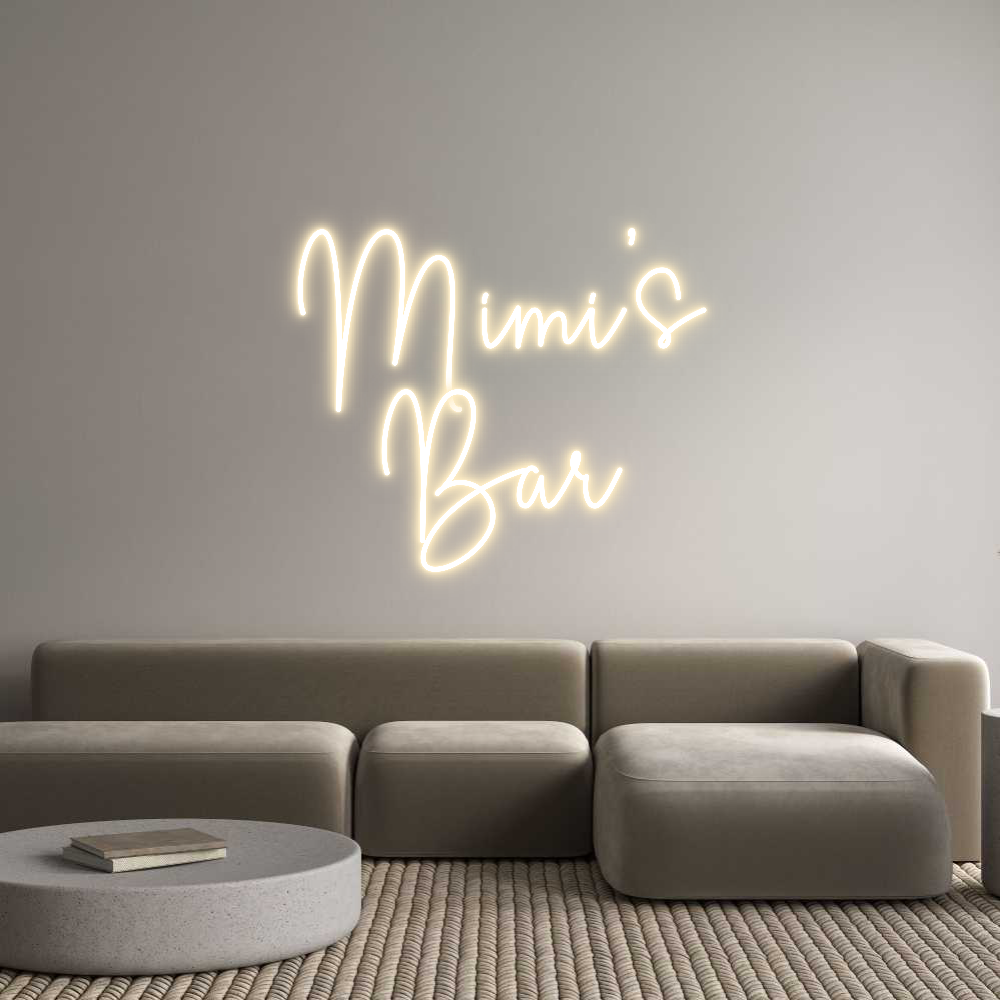 Custom Neon Sign Online Editor Mimi’s
Bar