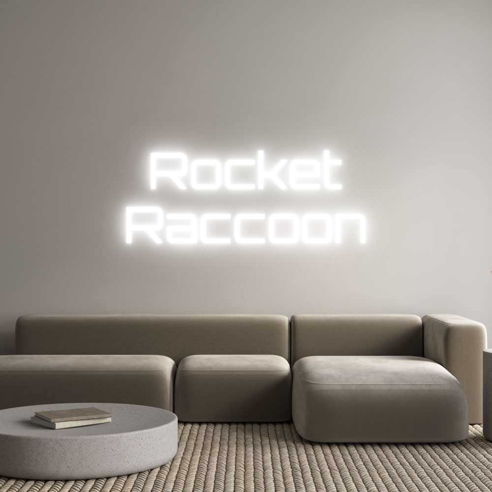 Custom Neon Sign Online Editor Rocket
Raccoon