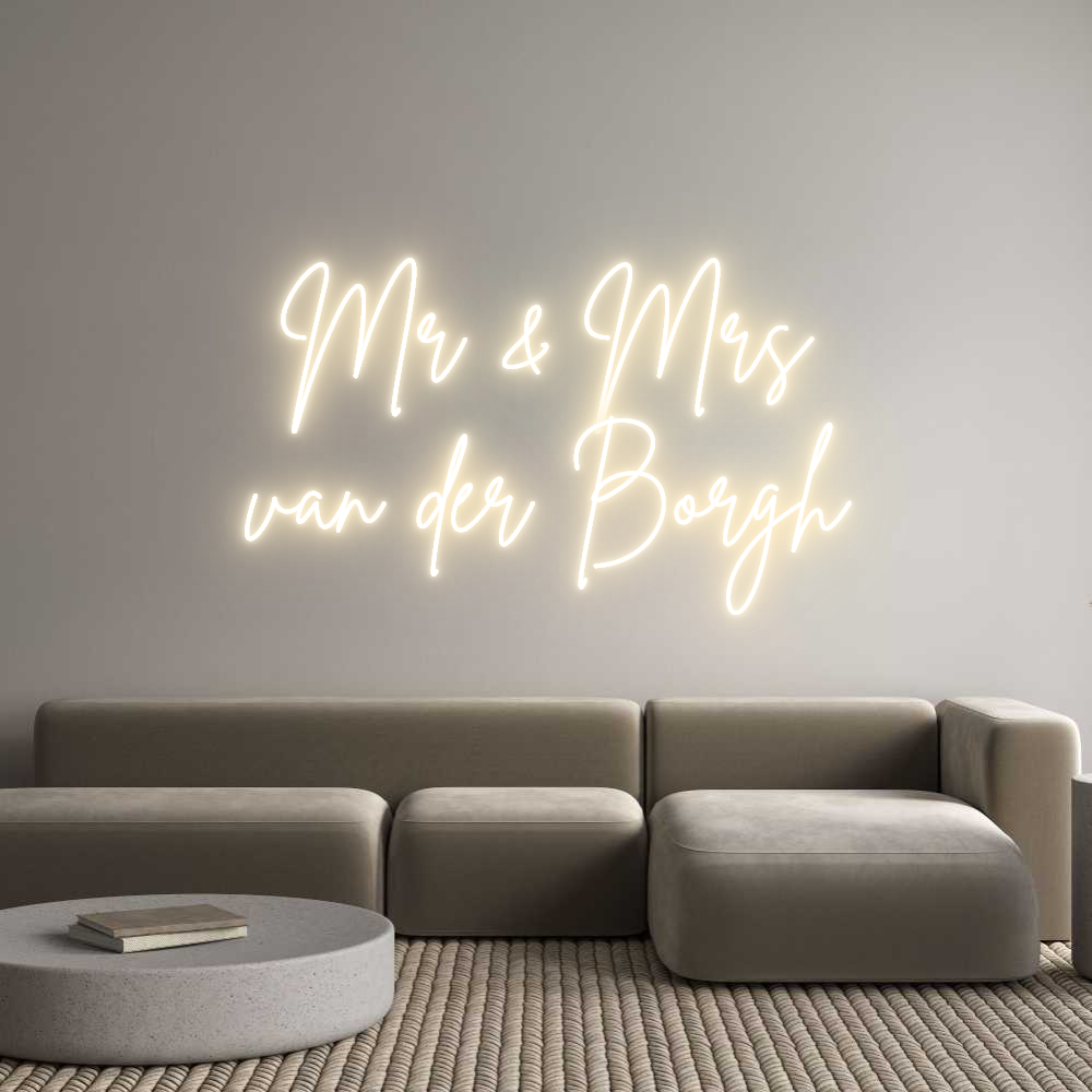 Custom Neon Sign Online Editor Mr & Mrs
van...