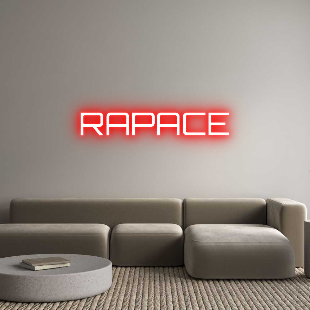 Custom Neon Sign Online Editor RAPACE