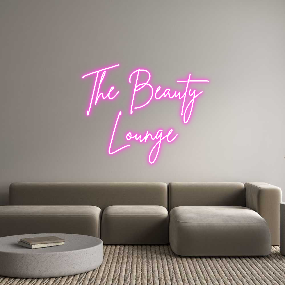 Custom Neon Sign Online Editor The Beauty
L...