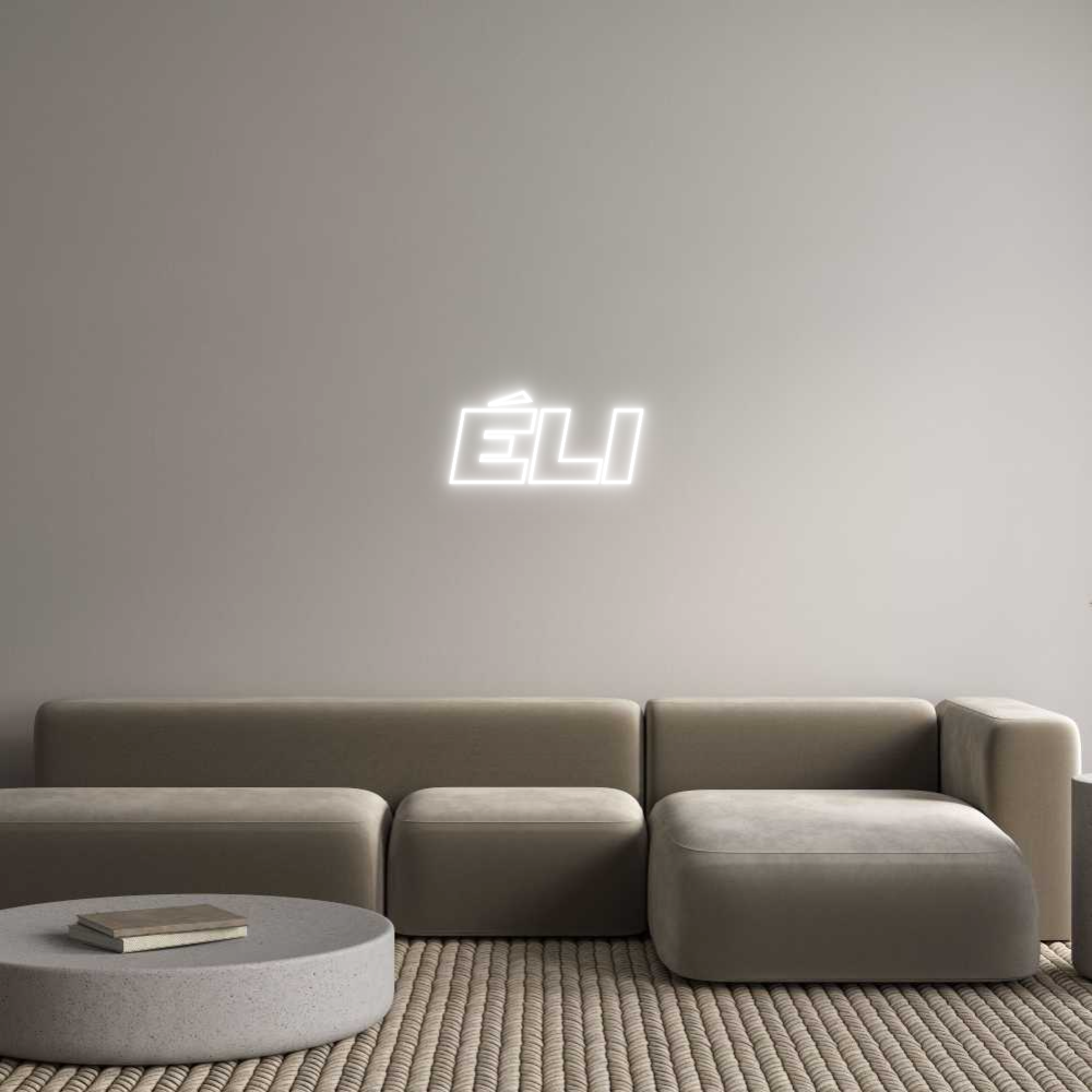 Custom Neon Sign Online Editor Éli