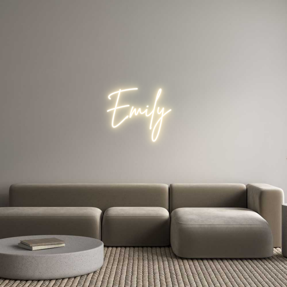 Custom Neon Sign Online Editor Emily
