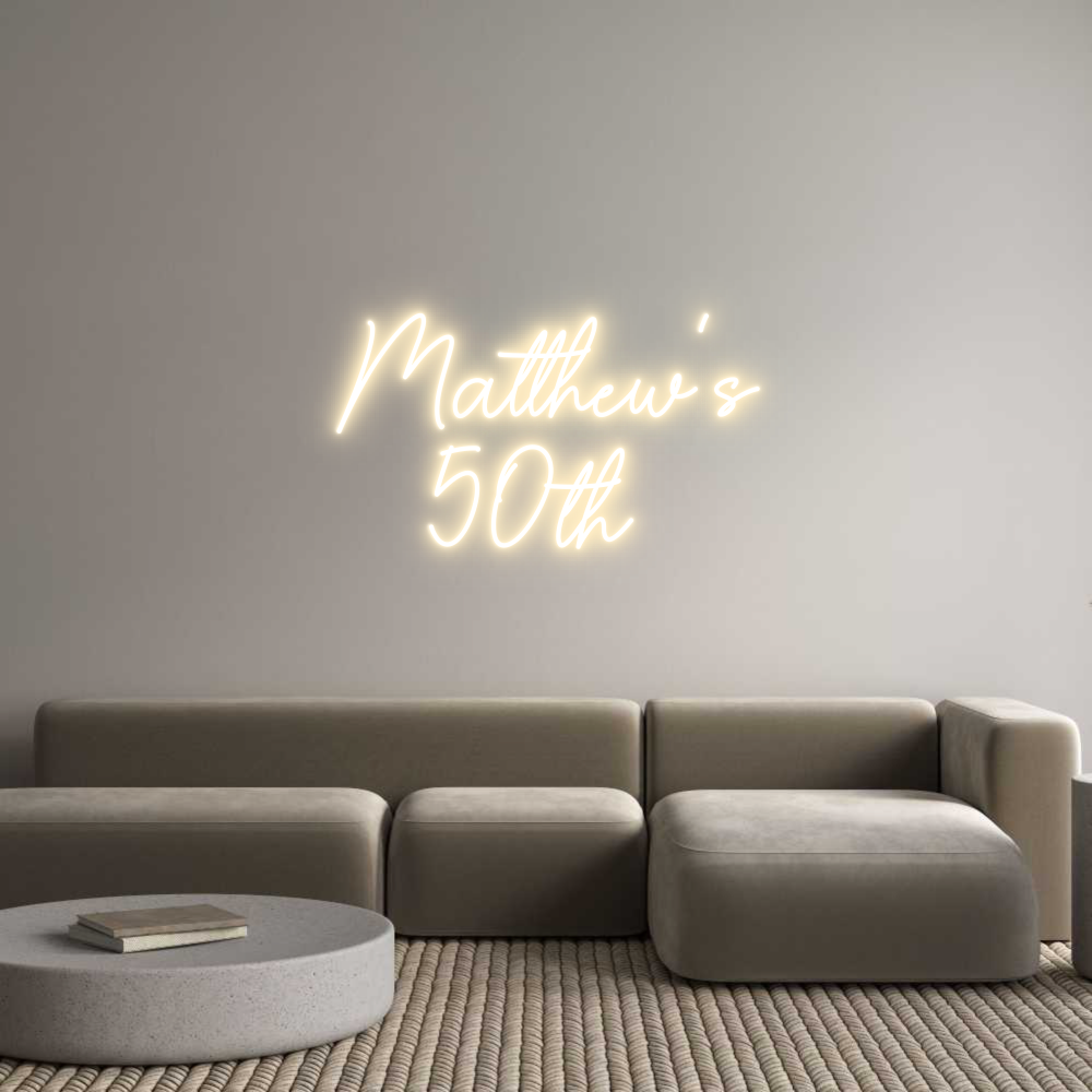 Custom Neon Sign Online Editor Matthew's
50...