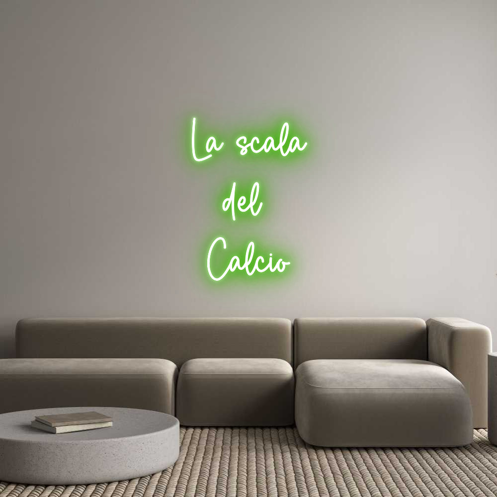 Custom Neon Sign Online Editor  La scala 
d...