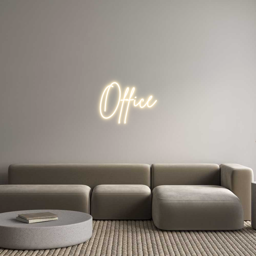 Custom Neon Sign Online Editor Office