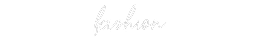 Custom Neon Sign Online Editor fashion