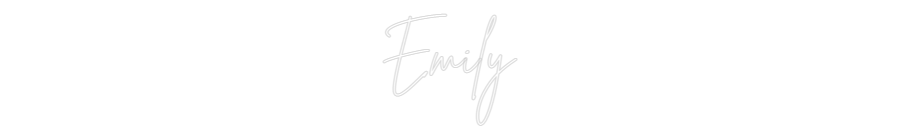 Custom Neon Sign Online Editor Emily